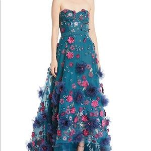 Marchesa Notte Petal Dress